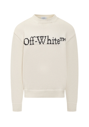 Off-White Big Logo Jacquard Sweater