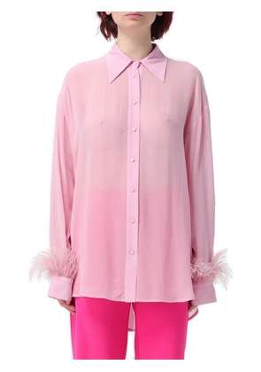 Pinko Semi-Sheer Long-Sleeved Georgette Shirt