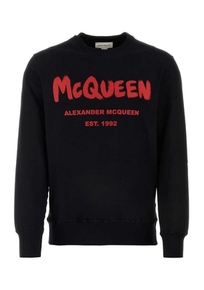 Alexander Mcqueen Logo Printed Crewneck Sweatshirt