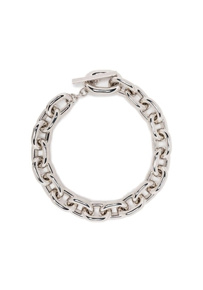 Paco Rabanne Xl Chain Necklace In Silver-Colored Aluminum Woman