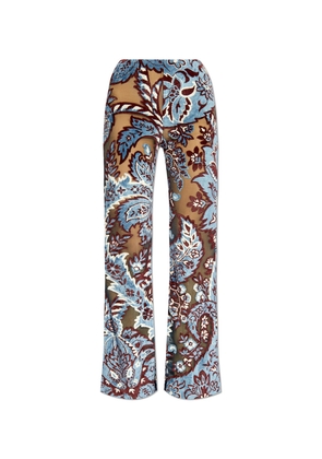 Etro Floral Pattern Trousers