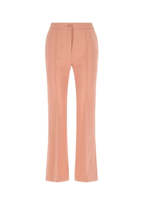 See By Chloé Dark Pink Stretch Cotton Blend Palazzo Pant