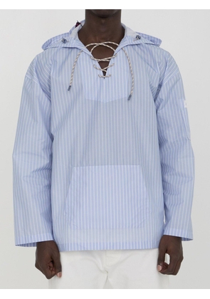 Dior Striped Hooded Shirt