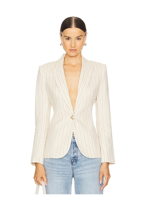L'AGENCE Clementine Blazer in Ivory. Size 00, 10, 12, 2, 4, 6, 8.