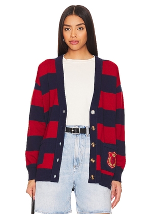 THE UPSIDE Roosevelt Piper Cardigan in Red. Size XS.