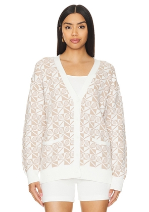 THE UPSIDE Boulevard Piper Cardigan in Neutral. Size M, XS.
