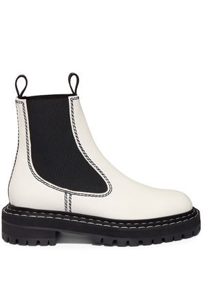 Proenza Schouler two-toned Chelsea boots - White