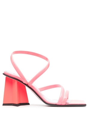 Chiara Ferragni star-heel square-toe sandals - Pink