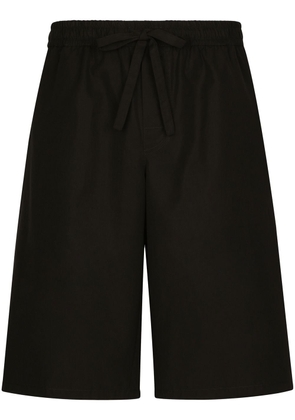 Dolce & Gabbana logo-tag track shorts - Black