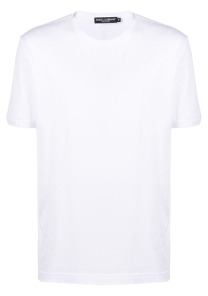 Dolce & Gabbana logo crew neck T-shirt - White