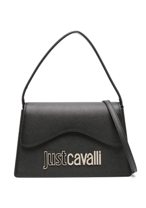 Just Cavalli logo-plaque printed-lining bag - Black