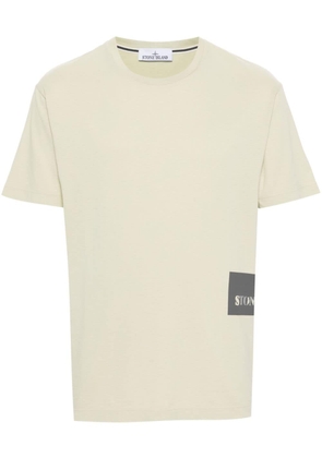 Stone Island logo-print cotton T-shirt - Green
