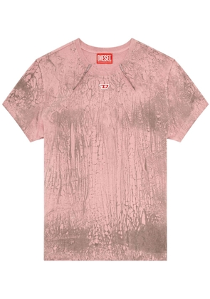 Diesel T-Uncutie-Long-N11 T-shirt - Pink
