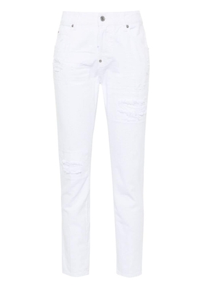 Dsquared2 Cool Girl low-rise slim-fit jeans - White