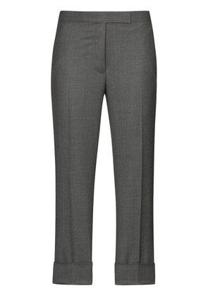 Thom Browne cropped slim leg trousers - Grey