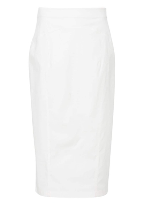 Nº21 panelled midi skirt - Neutrals