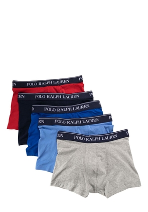 Polo Ralph Lauren logo-print 5-pack boxer shorts - Multicolour