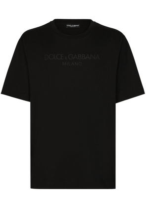 Dolce & Gabbana logo-print cotton T-shirt - Black