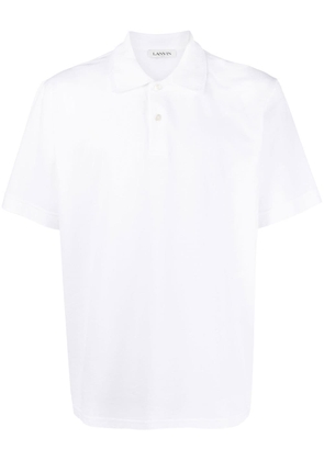 Lanvin cotton polo shirt - White