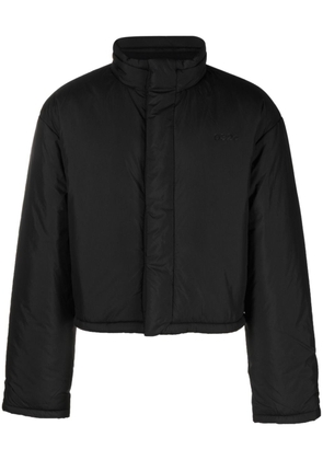 032c high-neck padded bomber jacket - Black