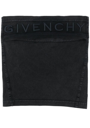 Givenchy embroidered-logo cotton balaclava - Grey