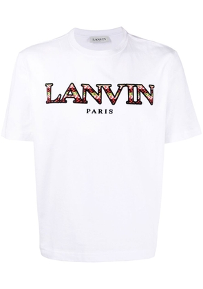Lanvin logo crew-neck T-shirt - White