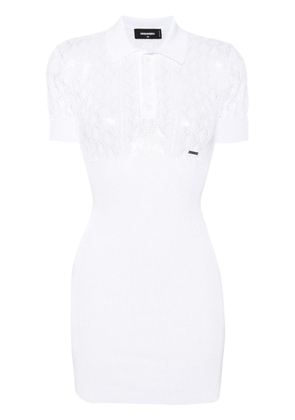 Dsquared2 knitted mini dress - White