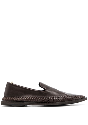 Officine Creative Miles 2 leather loafers - Brown