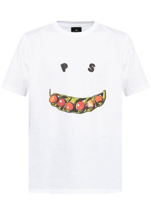 PS Paul Smith Smiley graphic-print cotton T-shirt - White