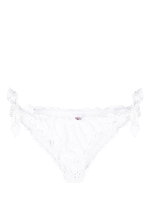 MC2 Saint Barth broderie-anglaise bikini bottoms - White