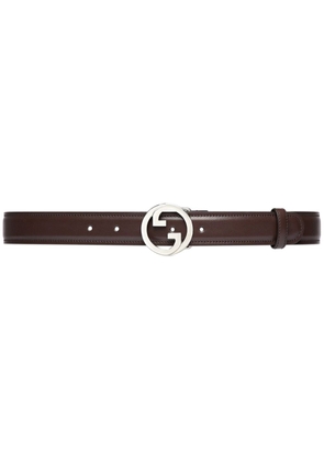 Gucci Blondie thin leather belt - Brown