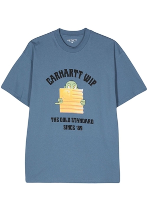 Carhartt WIP S/S Gold Standard cotton T-Shirt - Blue