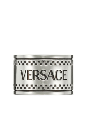 Versace 90s Vintage Logo ring - Silver