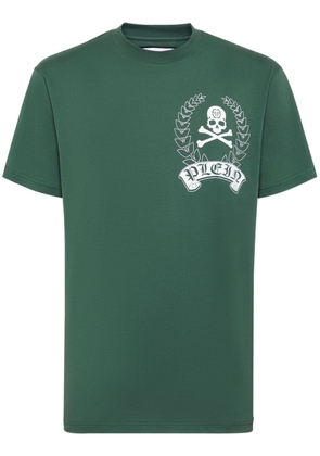 Philipp Plein logo-print cotton T-shirt - Green