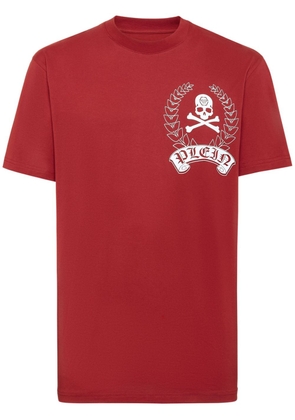 Philipp Plein SS logo-print t-shirt - Red