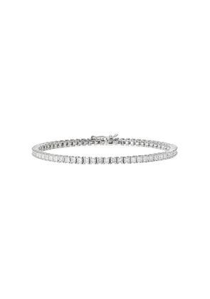 777 18kt white gold diamond bracelet - Silver