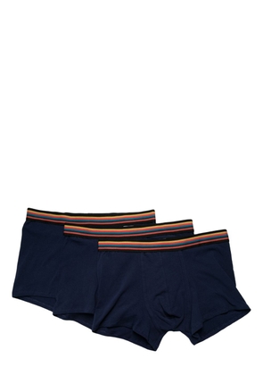 Paul Smith stripe-detailing cotton boxers (pack of three) - Blue