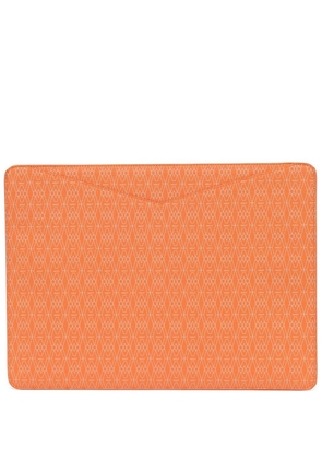 WOLF graphic-print laptop case - Orange