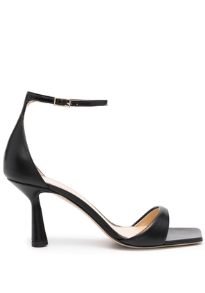 Giuliano Galiano 7mm heeled open-toe sandals - Black