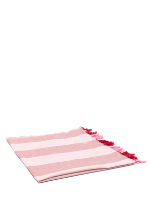 MC2 Saint Barth Foutas striped beach towel - Pink