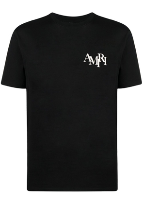 AMIRI logo-print cotton T-shirt - Black