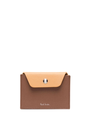 Paul Smith Concertina leather wallet - Brown
