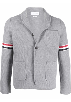 Thom Browne RWB-armbands sport coat - Grey