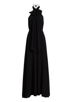 Karl Lagerfeld Archive bow-tie maxi dress - Black