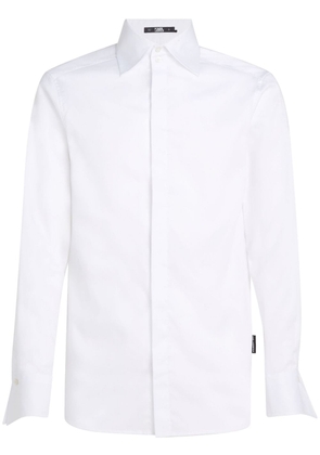 Karl Lagerfeld Essential collar-detail shirt - White