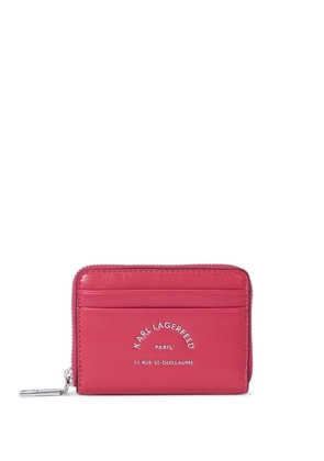 Karl Lagerfeld Rue St-Guillaume zip-around wallet - Pink