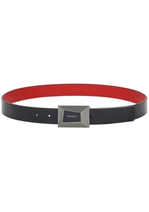 Ferragamo reversible logo-engraved leather belt - Red