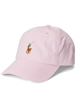 Polo Ralph Lauren logo-embroidered twill cap - Pink