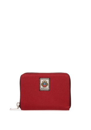 Bally logo-patch wallet - Red