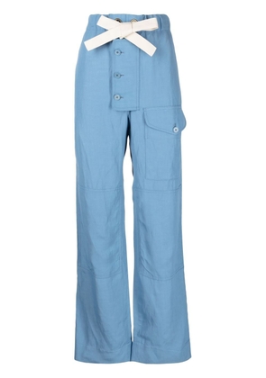 Stella McCartney multi-pocket trousers - Blue